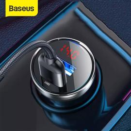 Baseus 45W Car Charger Metal Dual USB Quick Charge 4.0 3.0 USB Charger SCP QC4.0 QC3.0 Fast Charging For iPhone