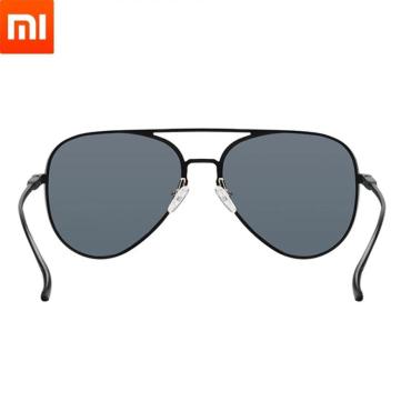 نظارة شمسية Xiaomi Mijia Aviator Pilot Traveler نظارات شمسية بعدسات مستقطبة Mi Life للرجل والمرأة mi life Sunglas 4.8