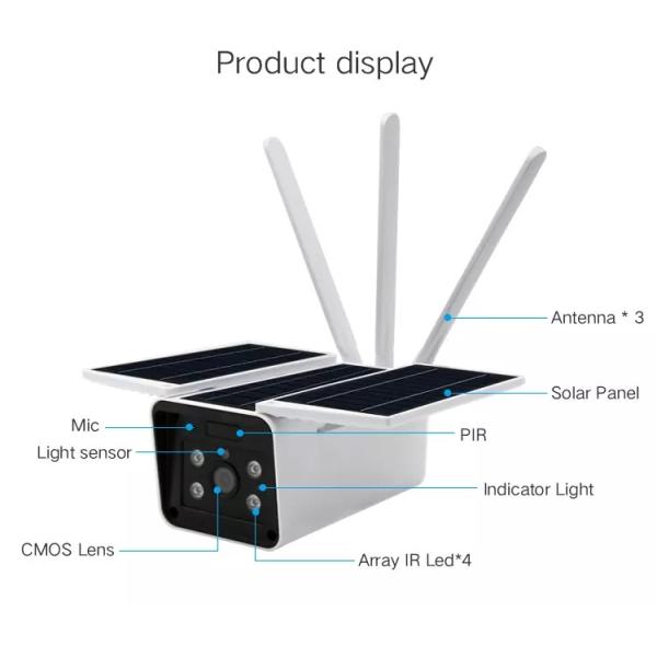 كاميرا مراقبة 4 جي بالطاقة الشمسية 