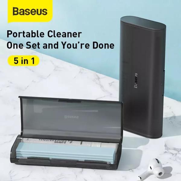 Baseus Portable Cleaner Set for Tablet Mobile Phone Screen Cleaner Spray Cleaner Microfiber Cloth Set Cleaning Artifact Storage