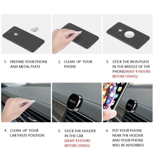 YESIDO C81 Mini Magnetic Suction Mobile Phone Bracket