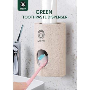 GREEN TOOTHPASTE DISPENSER 