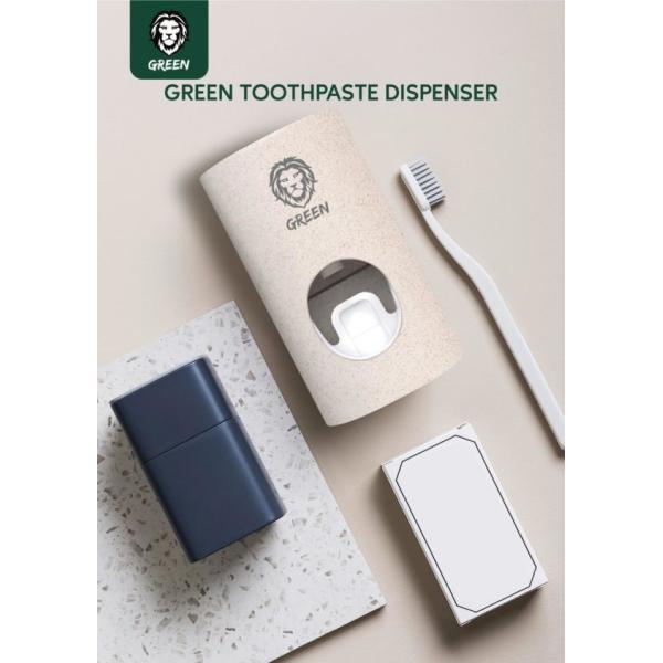 GREEN TOOTHPASTE DISPENSER 