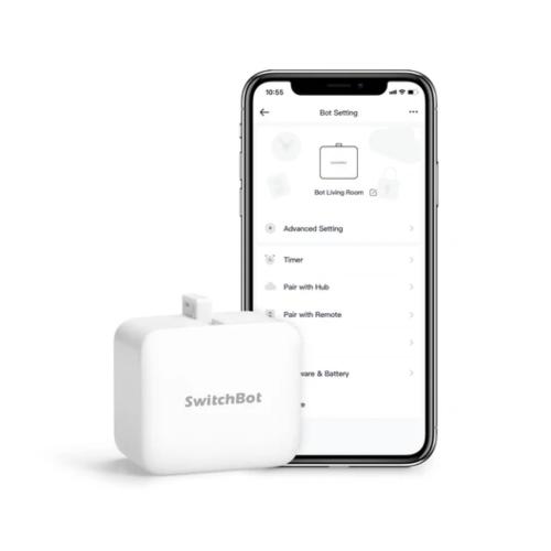 جهاز SwitchBot الذكي للتشغيل والإيقاف بضغطة زر