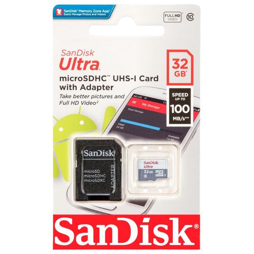 بطاقة ذاكرة من SanDisk سعة 32GB