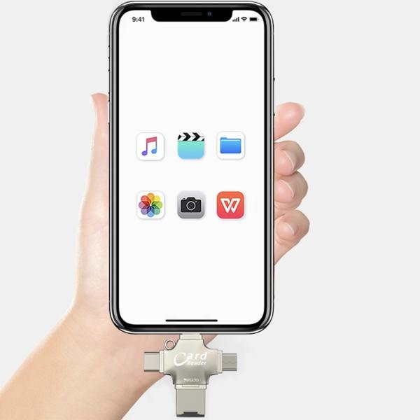 قارئ البطاقات متعدد الوظائف مع USB3.0 فائق السرعة لنقل البيانات Yesido 