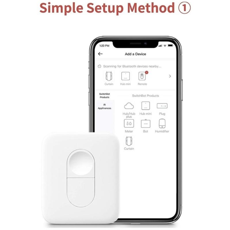 جهاز التحكم عن بعد من SwitchBot يعمل بضغطة واحدة - متوافق مع اجهزة SwitchBot