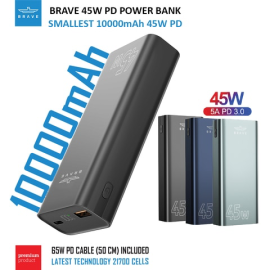 شاحن متنقل Brave 10000 mAh 45W