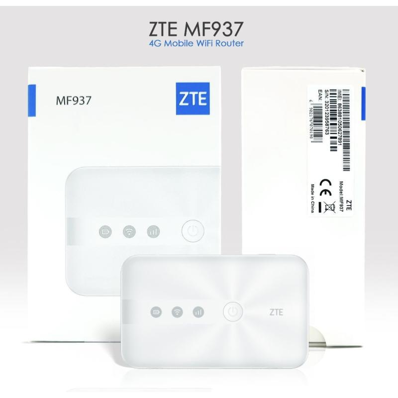 راوتر متنقل يدعم السيم كارد ZTE MF937 4G Mobile WiFi Router