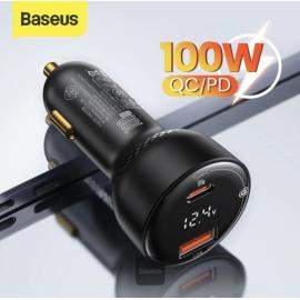 فيشة شحن للسيارة بقوة 100W من BASEUS