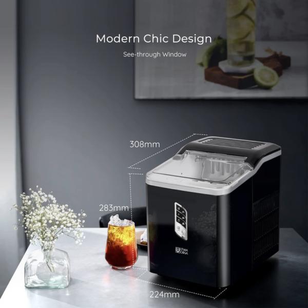 مكينة صنع الثلج   Ultima Cosa Presto Freddo High Capacity Ice Maker 