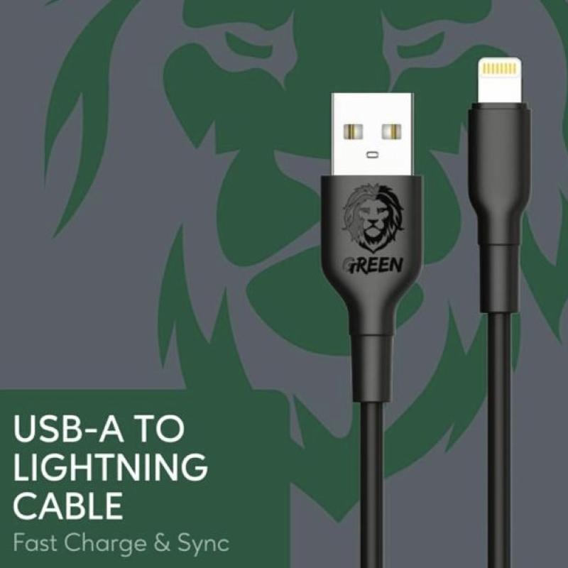 كيبل شحن بطول 1 متر USB-A إلى LIGHTNING من GREEN