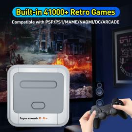 جهاز ألعاب الفيديو الكلاسية 50 ألف لعبة Super Console X PRO