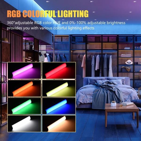 إضاءة محمولة متعددة الإضاءات W200 RGB 