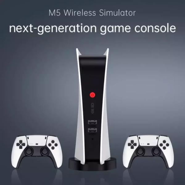 BOYHOM M5-PS5 Game Console Video Gamebox 20000 Retro Arcade Games Built-in Speaker 2.4G Wireless Controller FOR PS1/CPS/FC/GBA