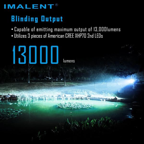 كشاف بقوة 13000 لومن يصل حتى بُعد 324 متر من ماركة IMALENT