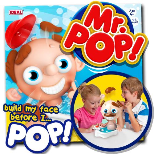 لعبة Mr. Pop تركيب ملامح الوجه قبل إنفجاره 