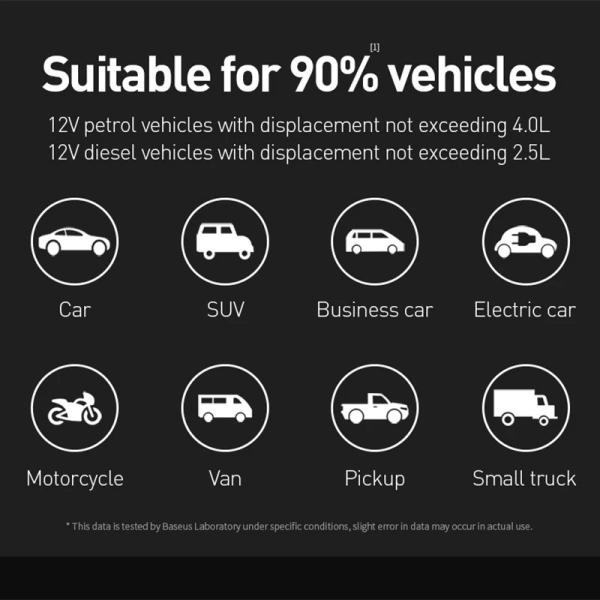جامب ستارتر لتشغيل بطارية السيارة من Baseus