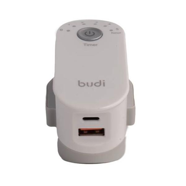 Budi Type-C PD Charger 5V / 9V / 12V QC3.0+ - White