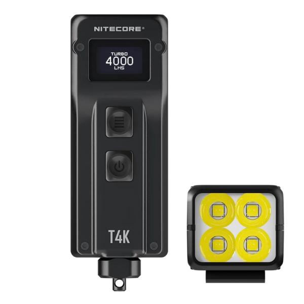 ميني مصباح إضاءة 4000 شمعة Nitecore T4K