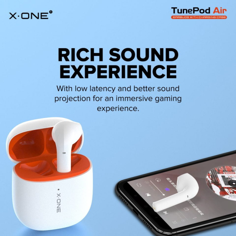 سماعة X.One®Tunepod TWS True Wireless Stereo Earphone Bluetooth 5.1