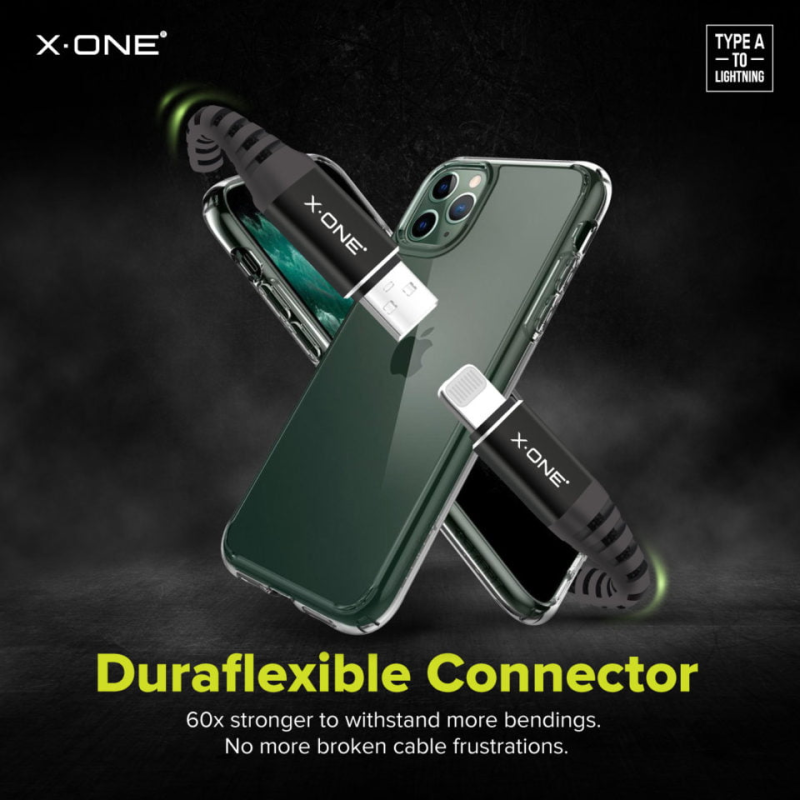 كيبل شحن X.One® Zoom Cable – USB to Lightning Cable