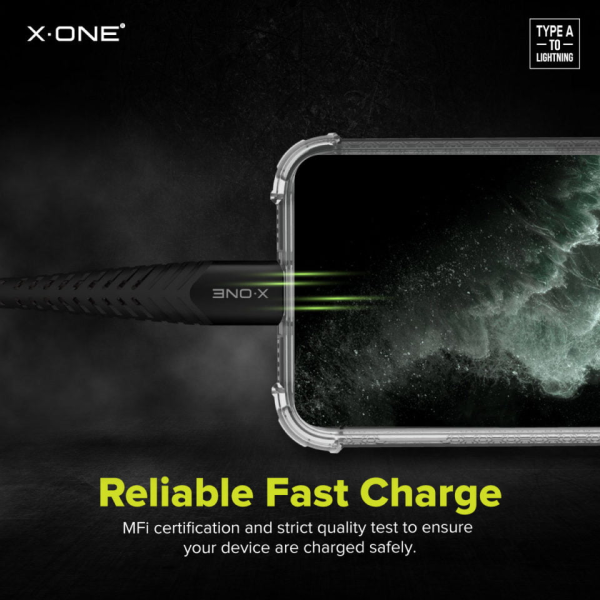 كيبل شحن X.One® Zoom Cable – USB to Lightning Cable