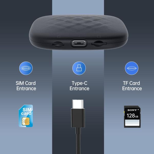 Carlinkit Android Ai Box V3, Qualcomm 8-core/4G+64GB, Comes with Google Play, Support Netflix, Youtube, Disney+, Only Fit for Cars with Built-in Wired CarPlay