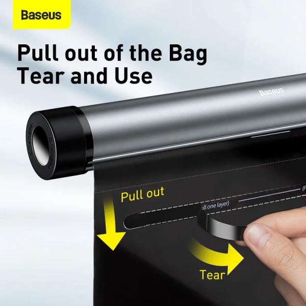 Baseus Clear Space Drum Car Backseat Trash Bag