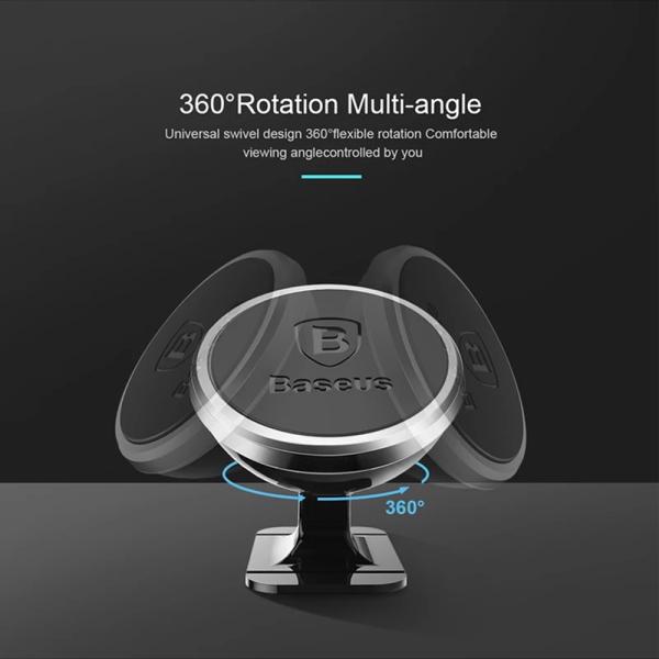 Baseus Universal Car Phone Holder 360 Degree Magnetic Mobile Phone Holder