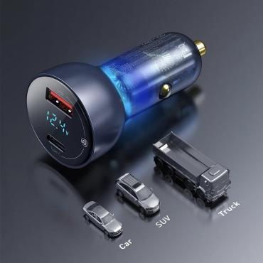 Baseus car charger USB / USB Type C 65 W 5 A SCP Quick Charge 4.0+ Power 