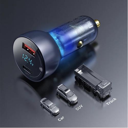 Baseus car charger USB / USB Type C 65 W 5 A SCP Quick Charge 4.0+ Power 