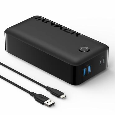 شاحن متنقل Anker Portable Charger, 347 Power Bank (PowerCore 40K), 40,000mAh Battery Pack with USB-C High-Speed Charging