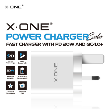 فيشة شحن جدارية بقوة 20 واط بمنفذ USB-C من X.ONE