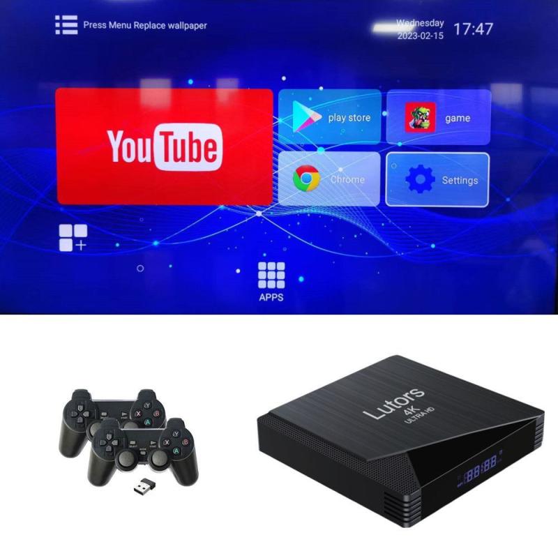 جهاز الألعاب Lotors 2.4G Wireless Controller Gamepad TV Game Box S