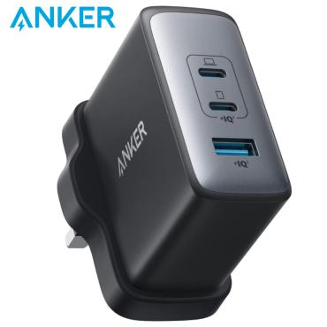 فيشة شحن جدارية Anker Powerport 736 Nano II 100W USB-C Charger Black