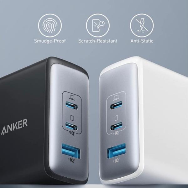 فيشة شحن جدارية Anker Powerport 736 Nano II 100W USB-C Charger Black