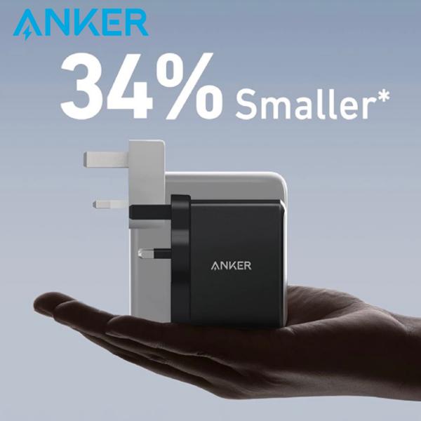 فيشة شحن جدارية Anker Powerport 736 Nano II 100W USB-C Charger Black