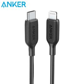 كيبل شحن Anker PowerLine iii USB-C Cable with Lightning Connector 6ft