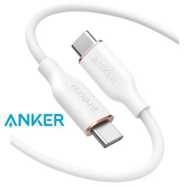 كيبل شحن Anker PowerLine lll Flow USB-C to USB-C 100W Cable 1.8m 6ft