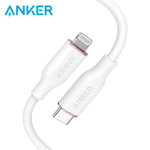 كيبل شحن Anker PowerLine lll Flow USB-C with Lightning Connector 1.8m 6ft