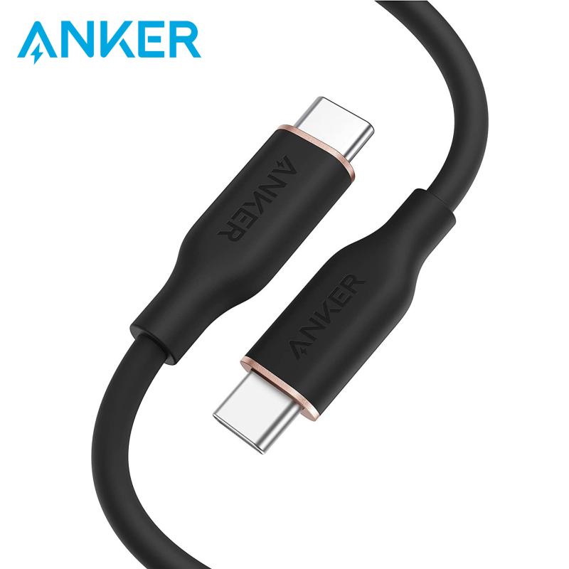 كيبل شحن Anker PowerLine Flow USB-C to USB-C 100W Cable 0.9m 3ft