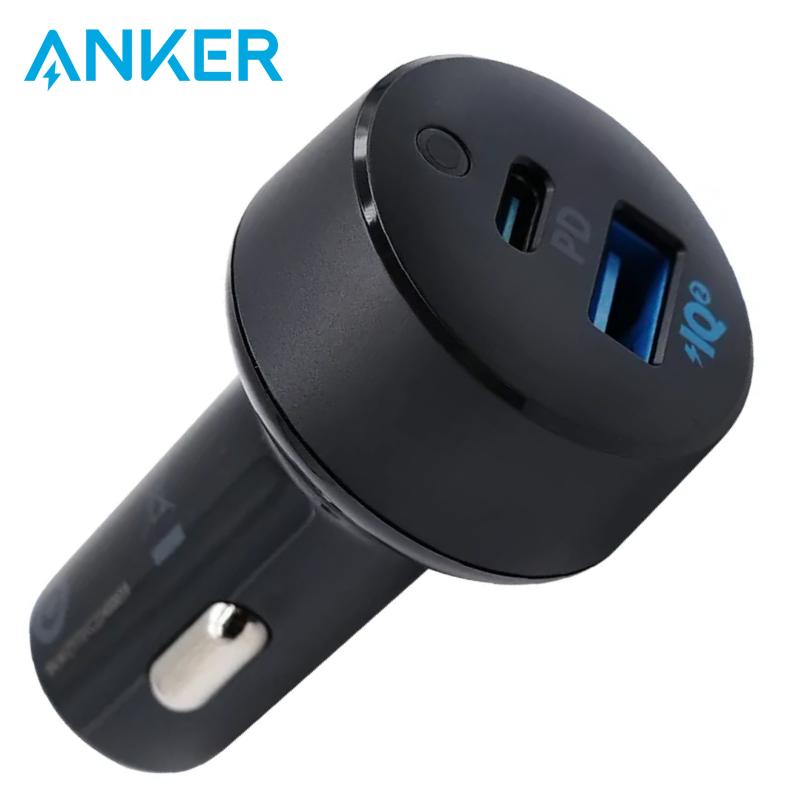 فيشة شحن للسيارة Anker PowerDrive PD+2 Dual-Port High-Speed 35W Car Charger for Phones Tablets