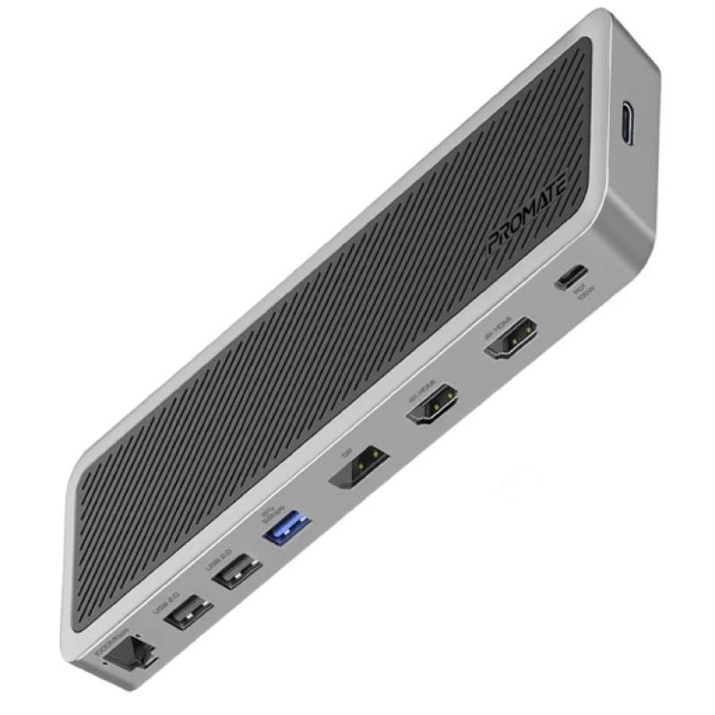 PROMATE 13 in 1 ApexHub-MST 4K@60Hz Triple Display Multi-Port USB-C Docking Station