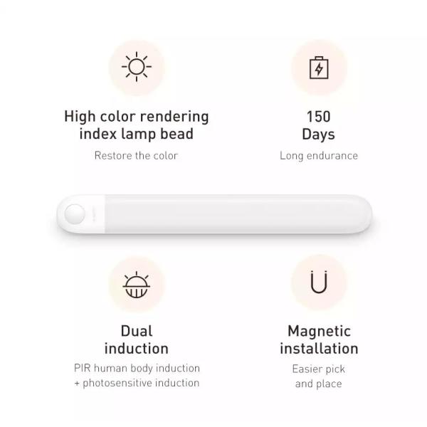 مصباح إضاءة بمستشعر للحركة من Baseus  